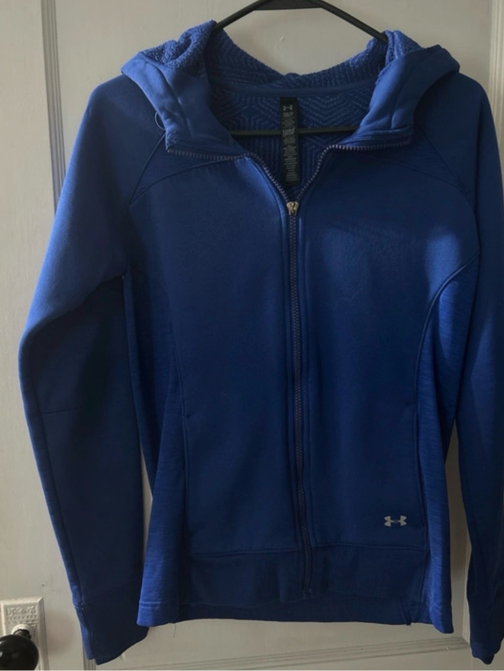 Under Armour Women's Royal Blue Zip-Up Hooded Jacket